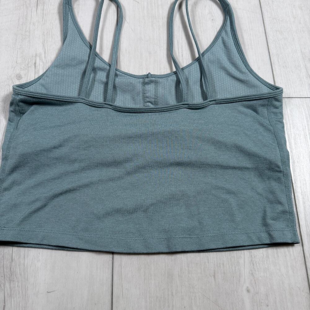 Vuori Performance Halo Crop Tank Top Blue VW1005 Size Large - Picture 7 of 10